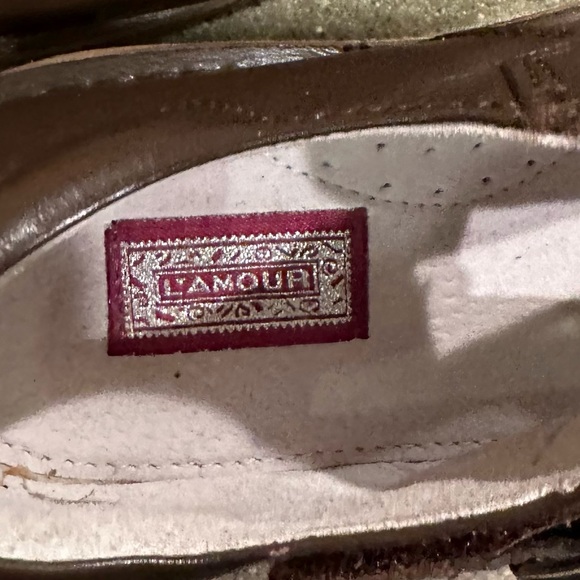 L’mour girls brown mary Janes. New no box. Size 1 - Picture 7 of 10